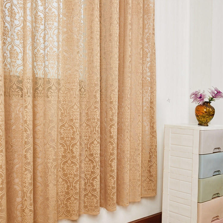W280 Textiles Living Room luxury sheer fabric curtains