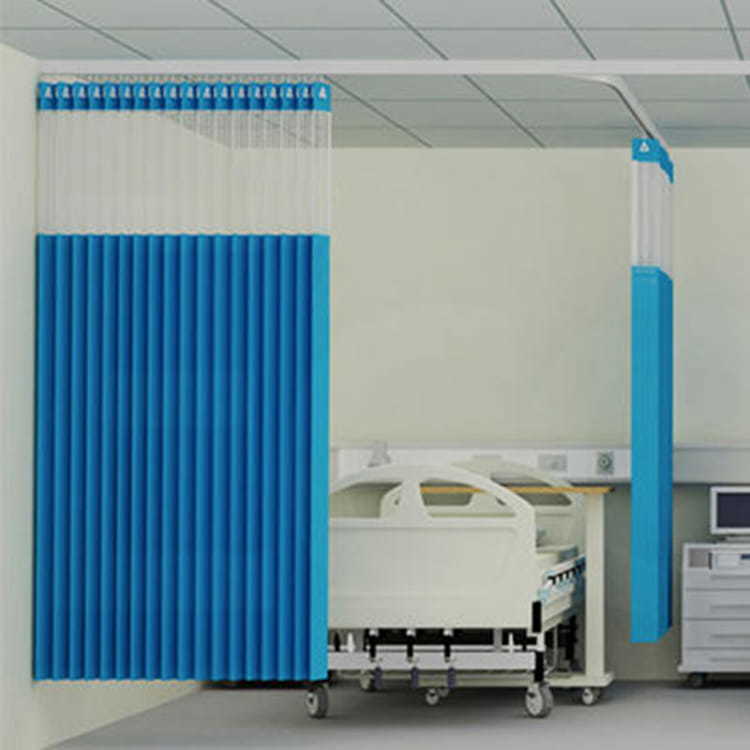 Polypropylene Non-woven Roll Blue Separation Anti-bacterial medical hospital examination bed partition screen curtain