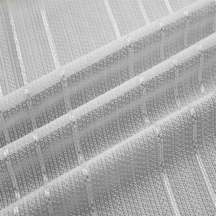 Quality Voile Curtain polyster plain lightweight spot elengant sheer curtain fabrics china