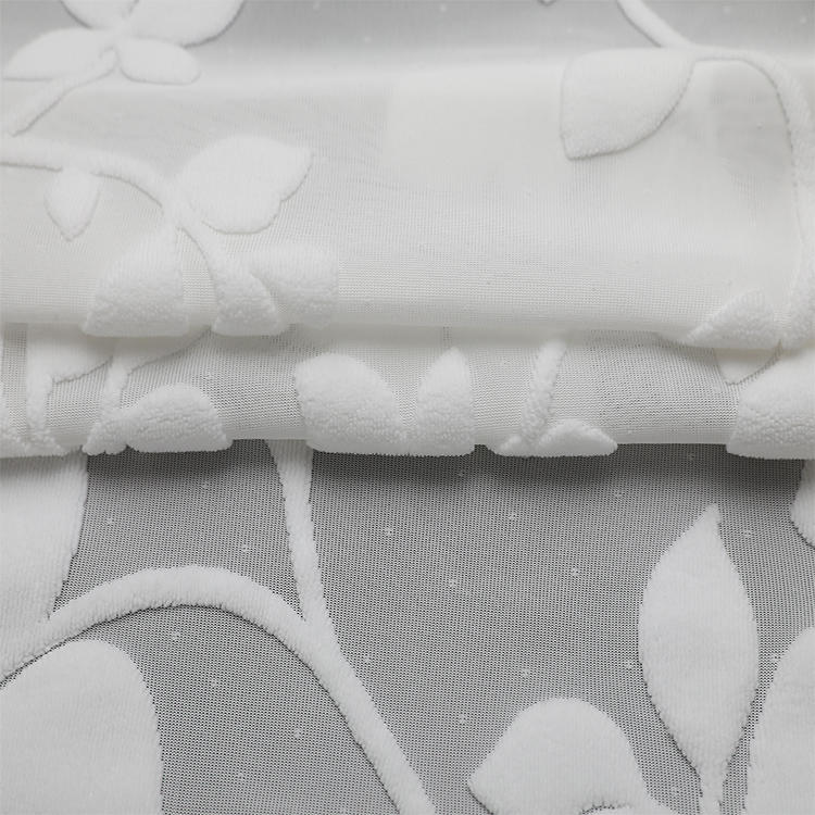 Design Polyester elegant lightweight spot elengant curtain voile curtain sheer fabric