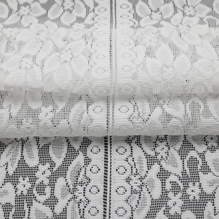Low moq Plain curtain lightweight spot elengant white hotel living room sheer organza fabric