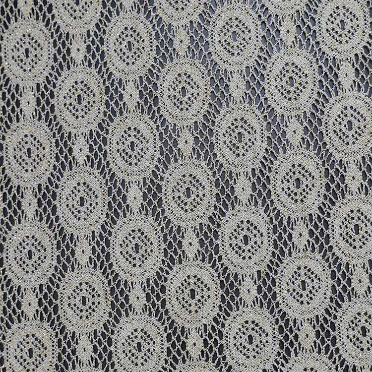 Ready Made white polyster mesh Curtain lightweight spot elengant window sheer fabric